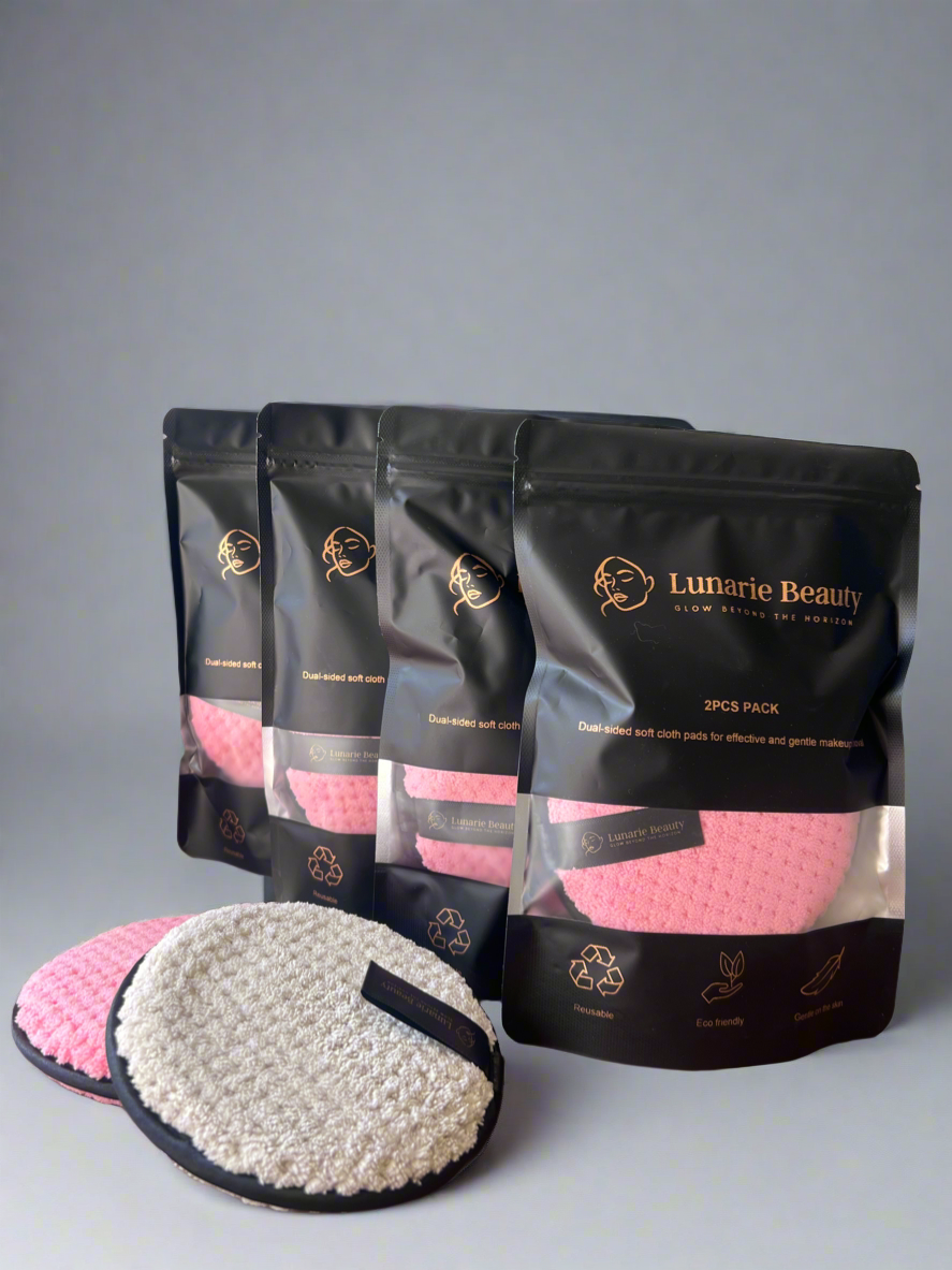 Reusable Makeup Remover Pads - Eco-Friendly Soft Cotton Rounds for Gentle Cleansing