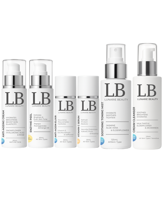 NEW RELEASE Age-Defy Ritual – Complete 6-Step Anti-Aging Skincare System | Lunarie Beauty