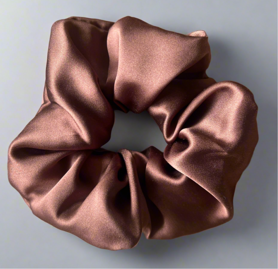 100% Mulberry Silk Scrunchies - Gentle Hair Ties for Healthy Hair and Beauty Sleep