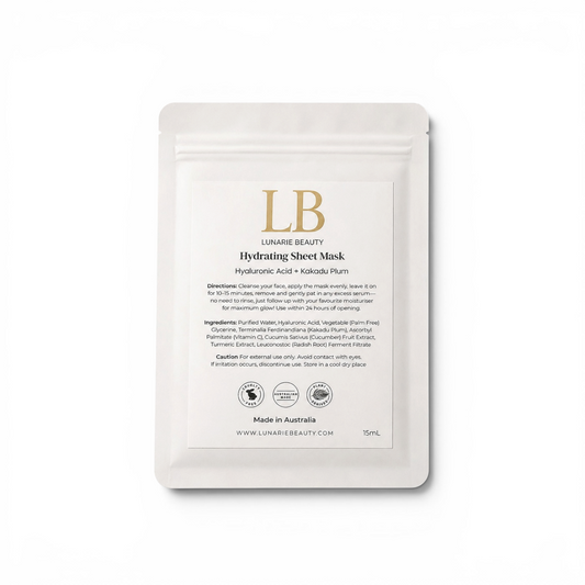 LB Hydrating Sheet Mask packaging on a white background