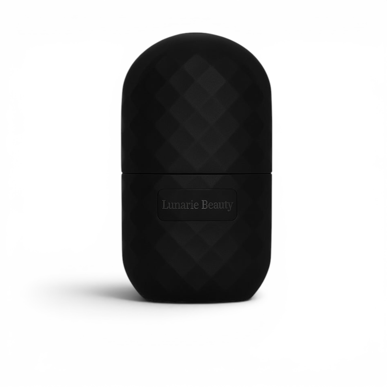 Black textured beauty product with 'Lumarie Beauty' branding on a white background