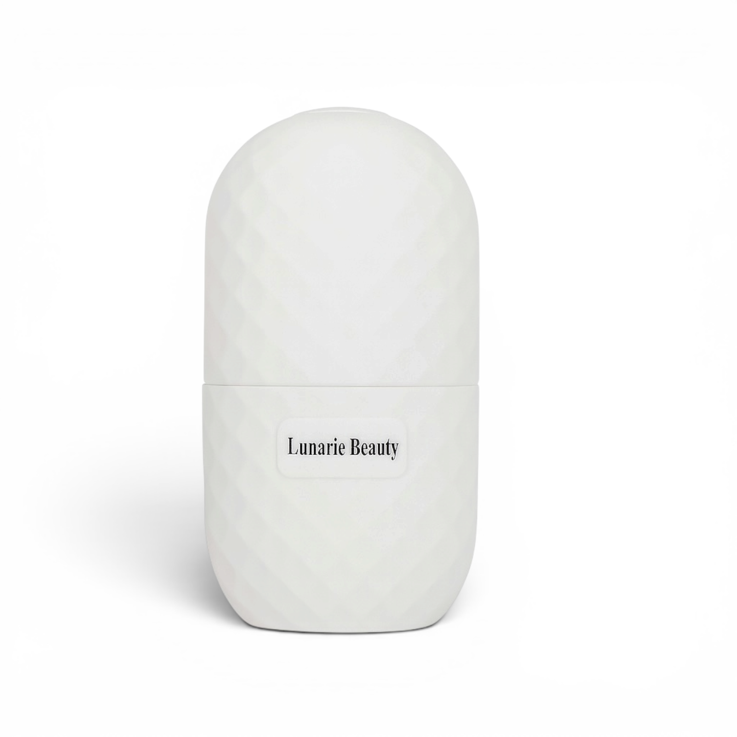 White cylindrical container with 'Lunarie Beauty' branding on a white background
